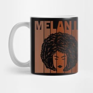 Melanin, afro, black woman, African American, Black Girl Magic Mug